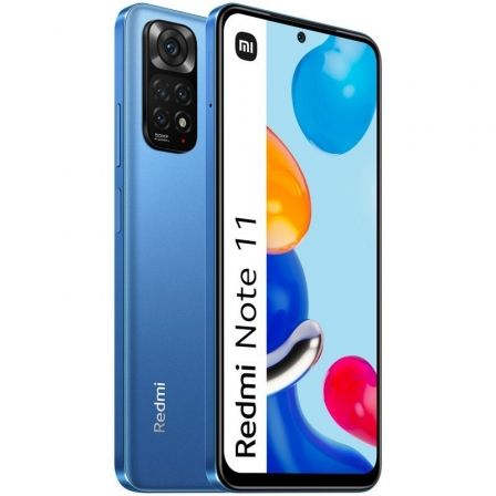 Xiaomi Redmi Note 11 Smartphone NFC 6GB/128GB Pantalla AMOLED 90Hz Carga Rápida 33W Cámara 50MP Azul Ocaso Xiaomi Redmi Note 11 Smartphone NFC 6GB/128GB Pantalla AMOLED 90Hz Carga Rápida 33W Cámara 50MP Azul Ocaso